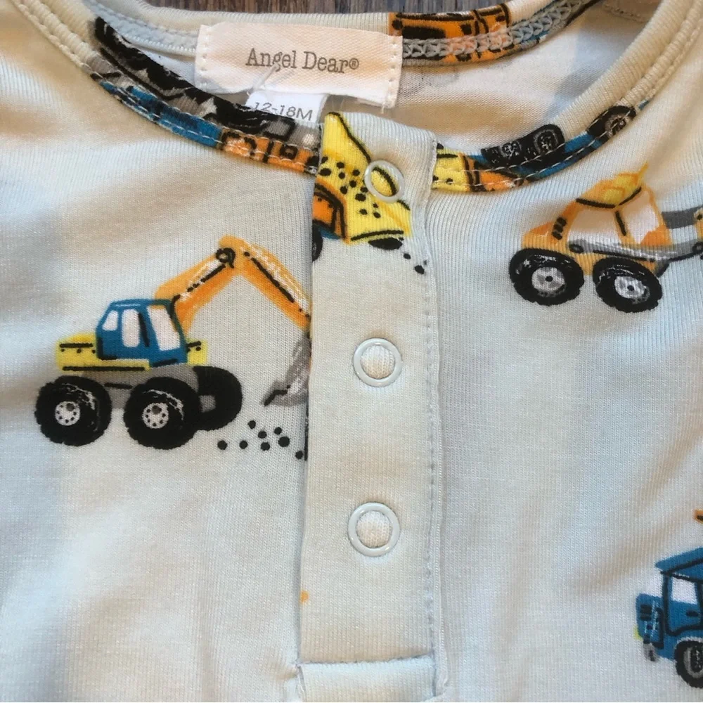 NEW Angel Dear Henley Top and Jogger Set | Retro Construction - Picture 7 of 12